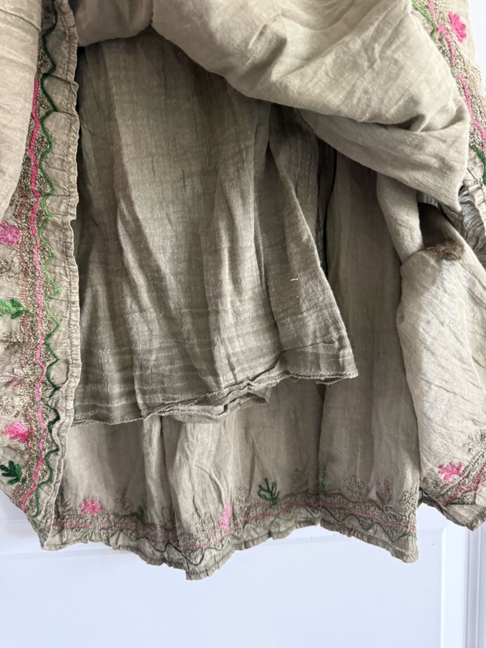 Young Threads Boho Embroidered Skirt NWT - Picture 7 of 12